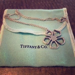 RARE Tiffany & Co flower pendant